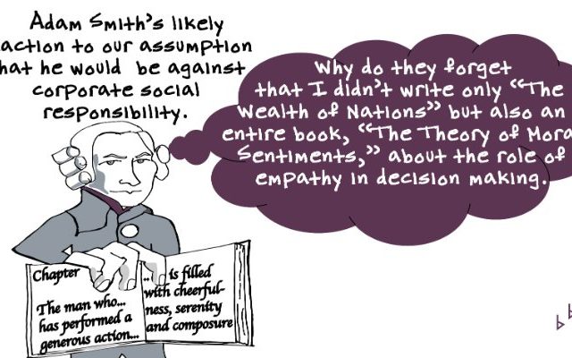Adam Smith, founder of CSR