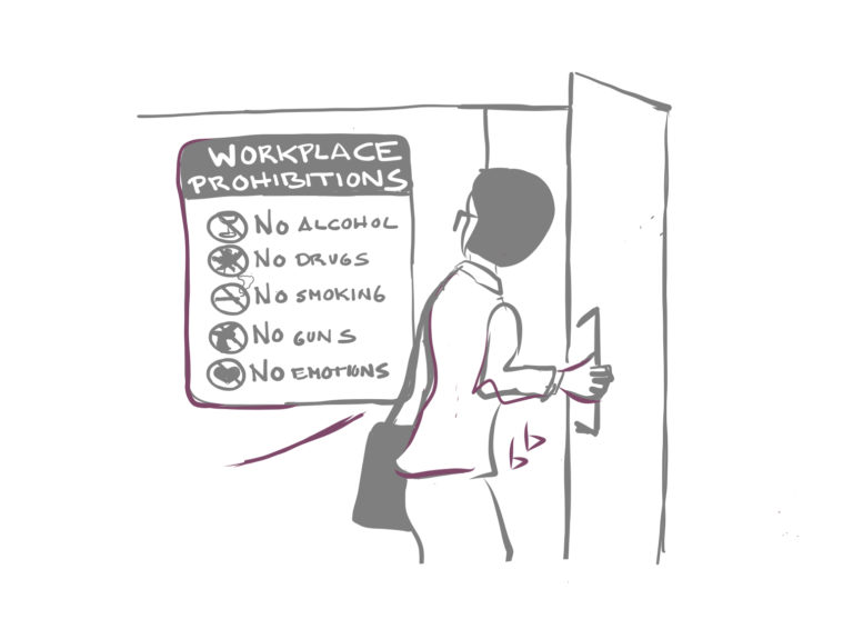 At work, should you keep emotions in check?