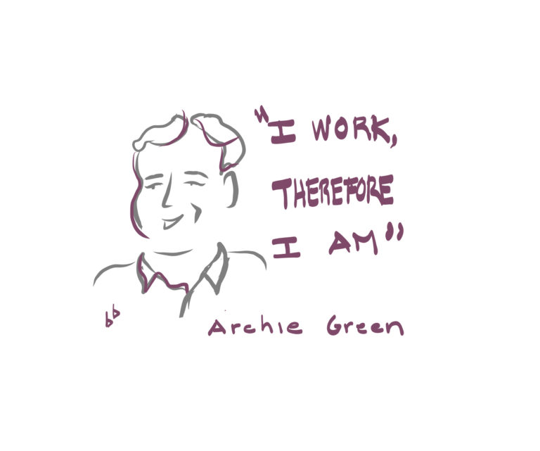 Archie Green cartoon
