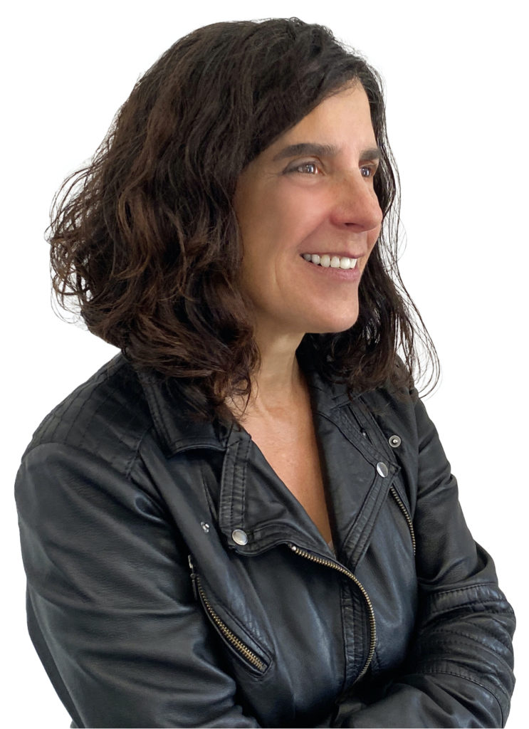 Bea leather jacket white background photo