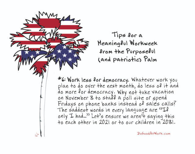 Work less for democracy