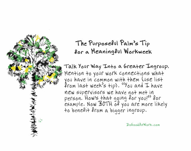 Talk your way into a greater ingroup