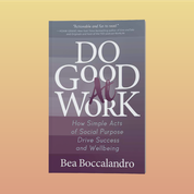 Do Good At Work bookcover block orange 22