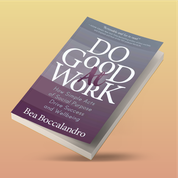 Do Good At Work bookcover block orange angle 23